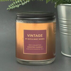BBW Vintage Bath & Body Works Mason Jar Single Wick Candle